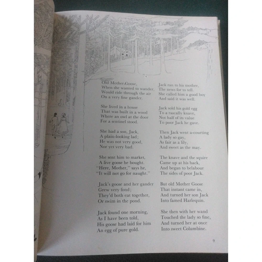 Frank Baber's Mother Goose Nursery Rhymes (Hardcover, 1976)